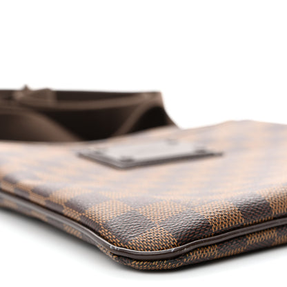 Louis Vuitton Damier Ebene Brooklyn Flat Pochette 9 of 10