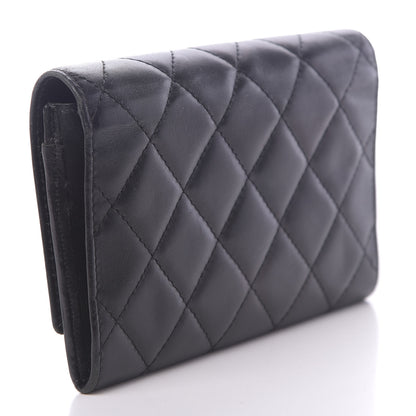 Chanel Calfskin Quilted Cambon Flap Wallet Black 3 of 8
