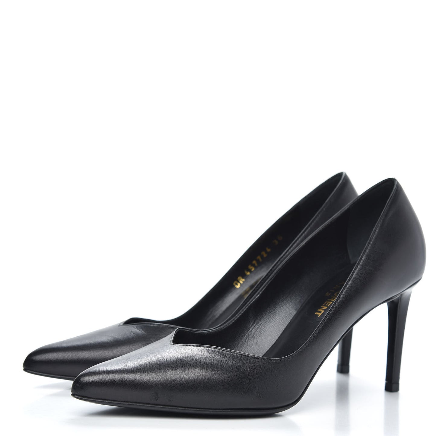 Calfskin Classic Paris 80 Pumps 36 Black