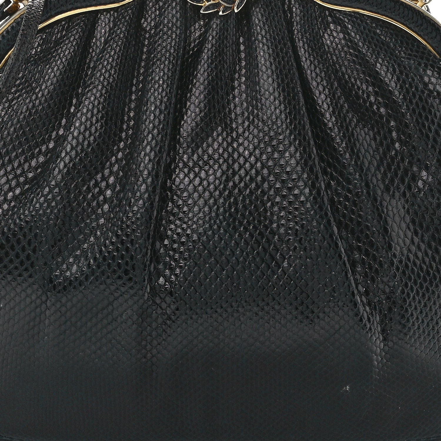 Judith Leiber Snakeskin Crystal Evening Bag Black 11 of 14