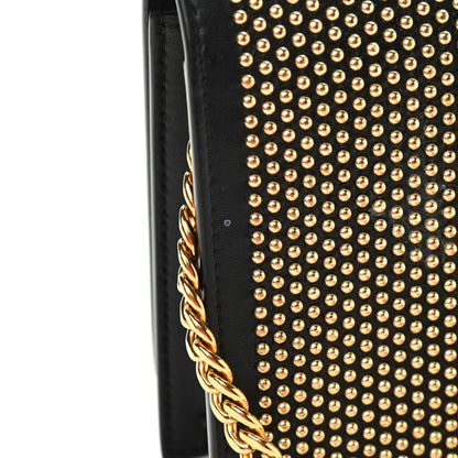 Alexander McQueen Calfskin Studded Skull Small Crossbody Bag Black 11 of 11