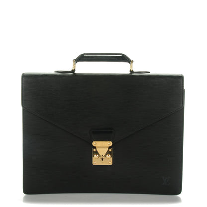 Louis Vuitton Epi Serviette Conseiller Briefcase Black 1 of 7
