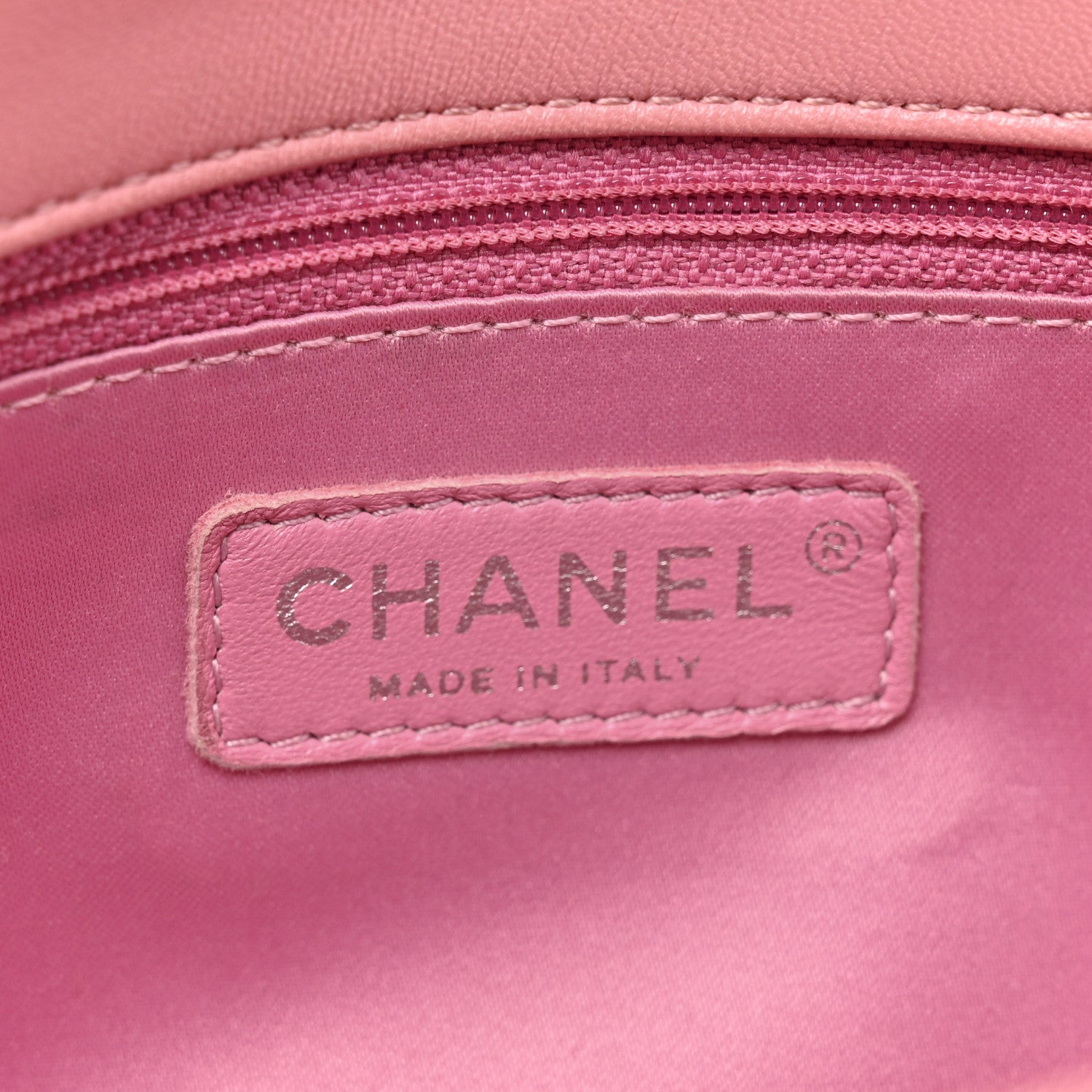 Chanel Lambskin Quilted Medium CC Crossing Flap Pink 6 of 11
