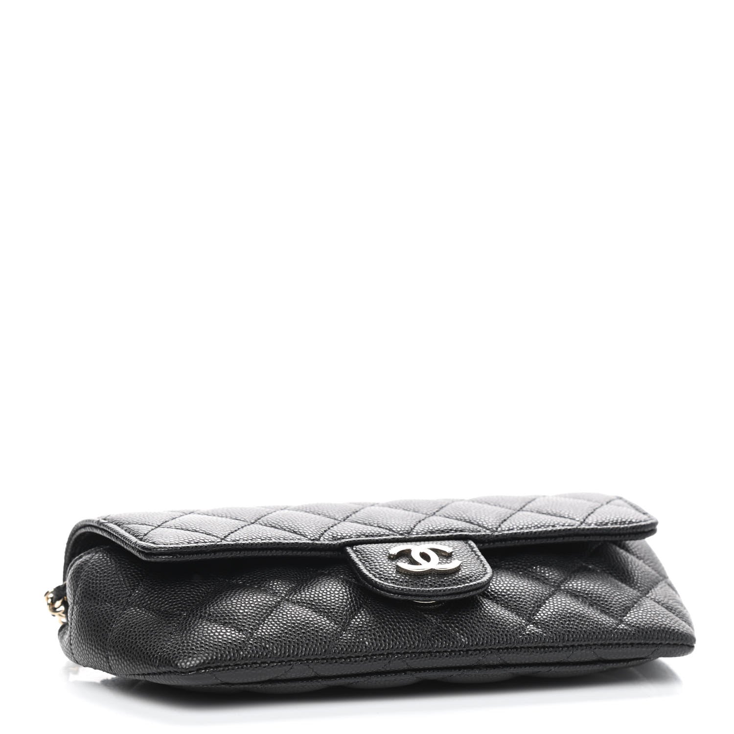 Chanel Caviar Quilted Glasses Case With Chain Black 3 of 9