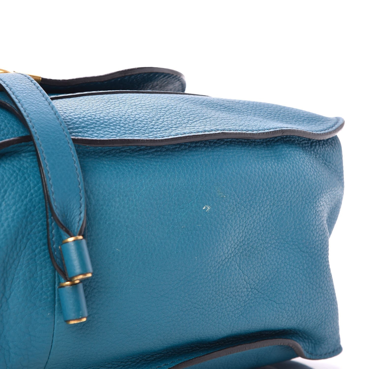 Chloe Calfskin Large Marcie Satchel Laguna Blue 9 of 10