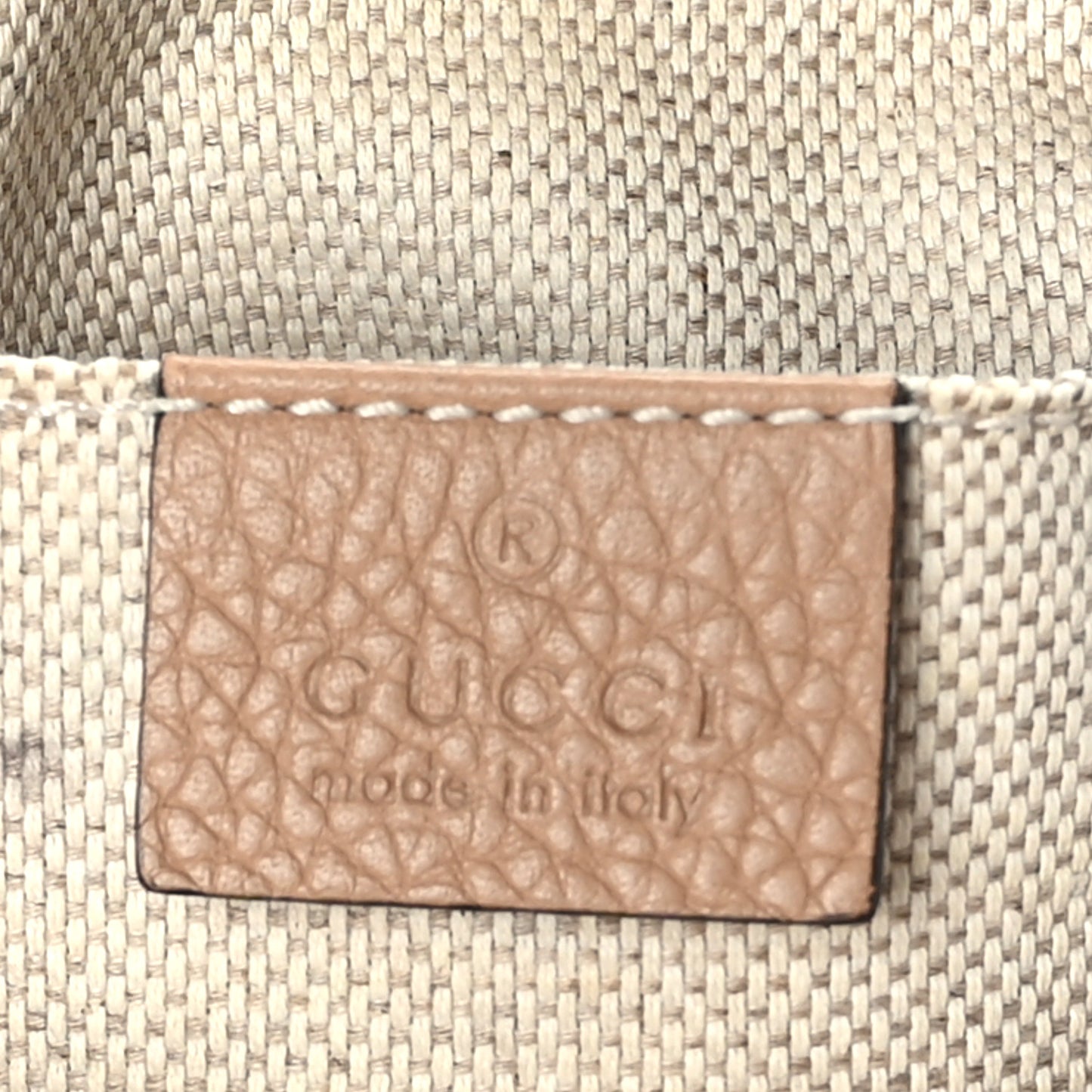 Pebbled Calfskin Small Soho Disco Bag Camelia