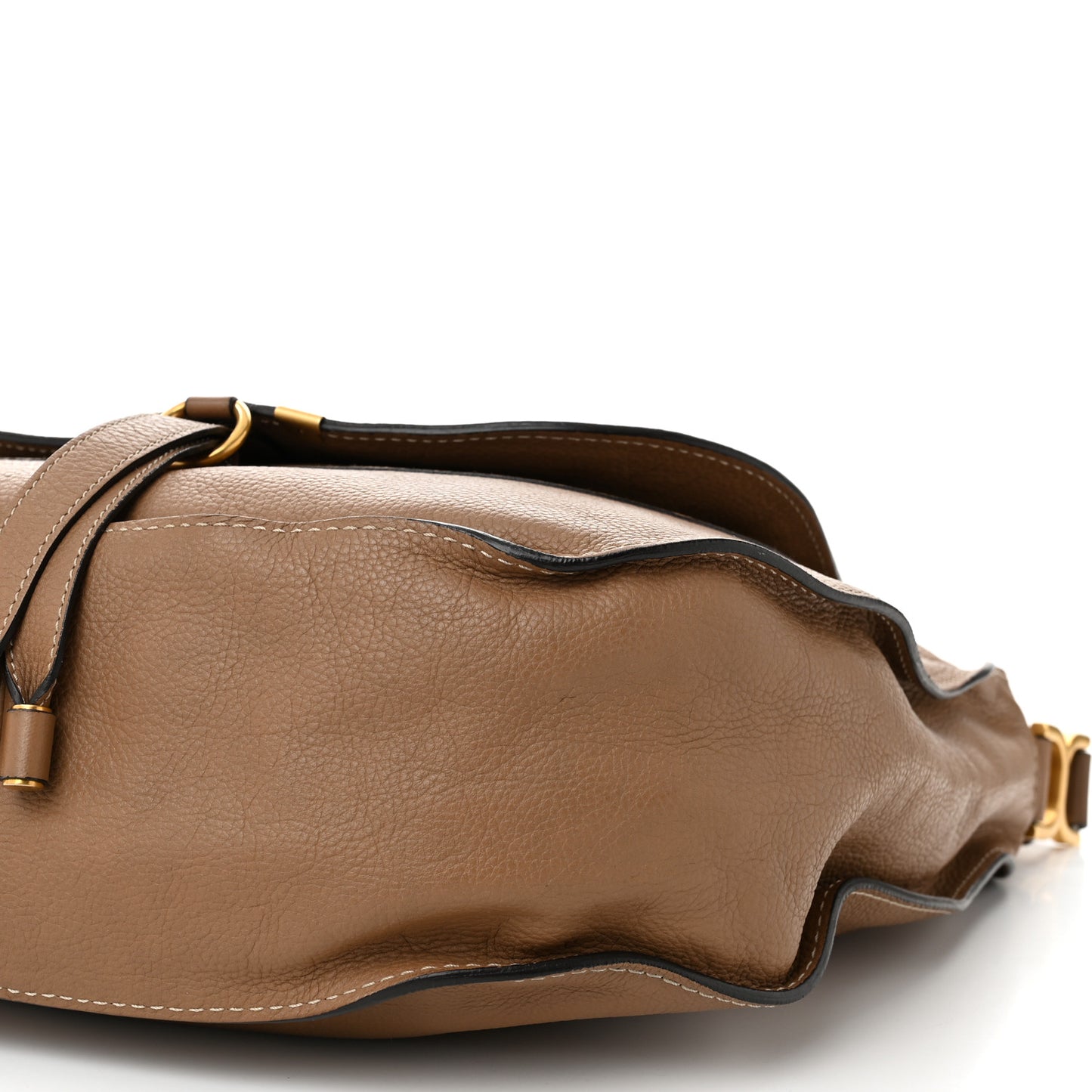 Calfskin Large Marcie Hobo Nut