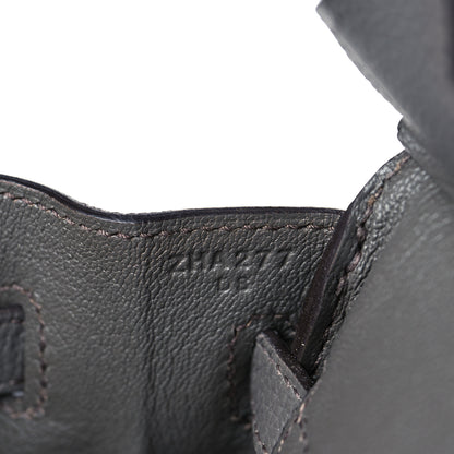 Hermes Togo Birkin 25 Etain 7 of 13