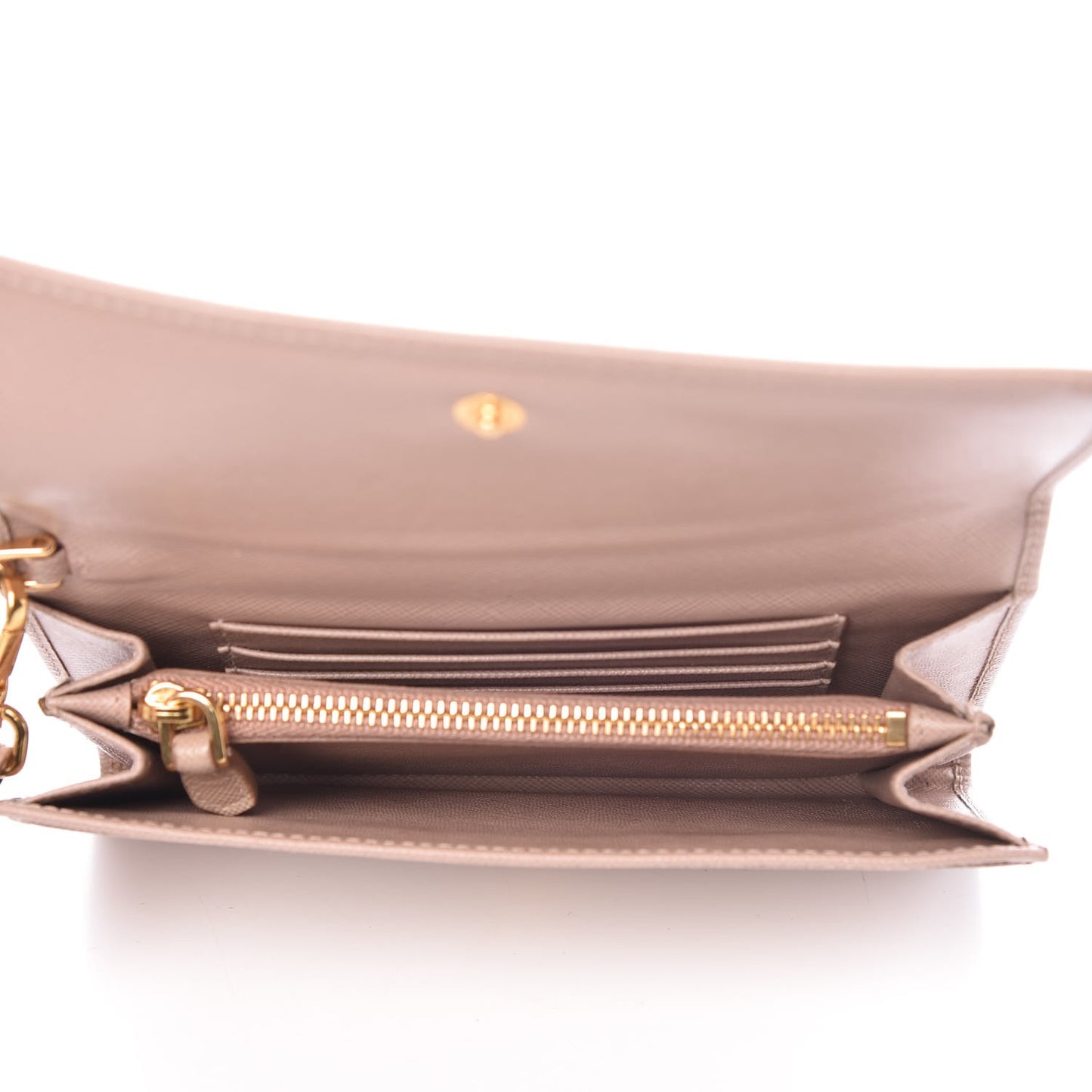 Saffiano Metal Wristlet Cammeo