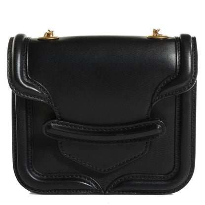 Alexander McQueen Calfskin Mini Heroine Chain Satchel Black 1 of 9