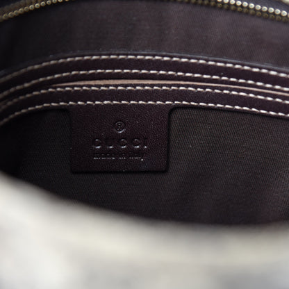 Gucci GG Supreme Monogram Small Flat Messenger Bag Dark Brown 8 of 10