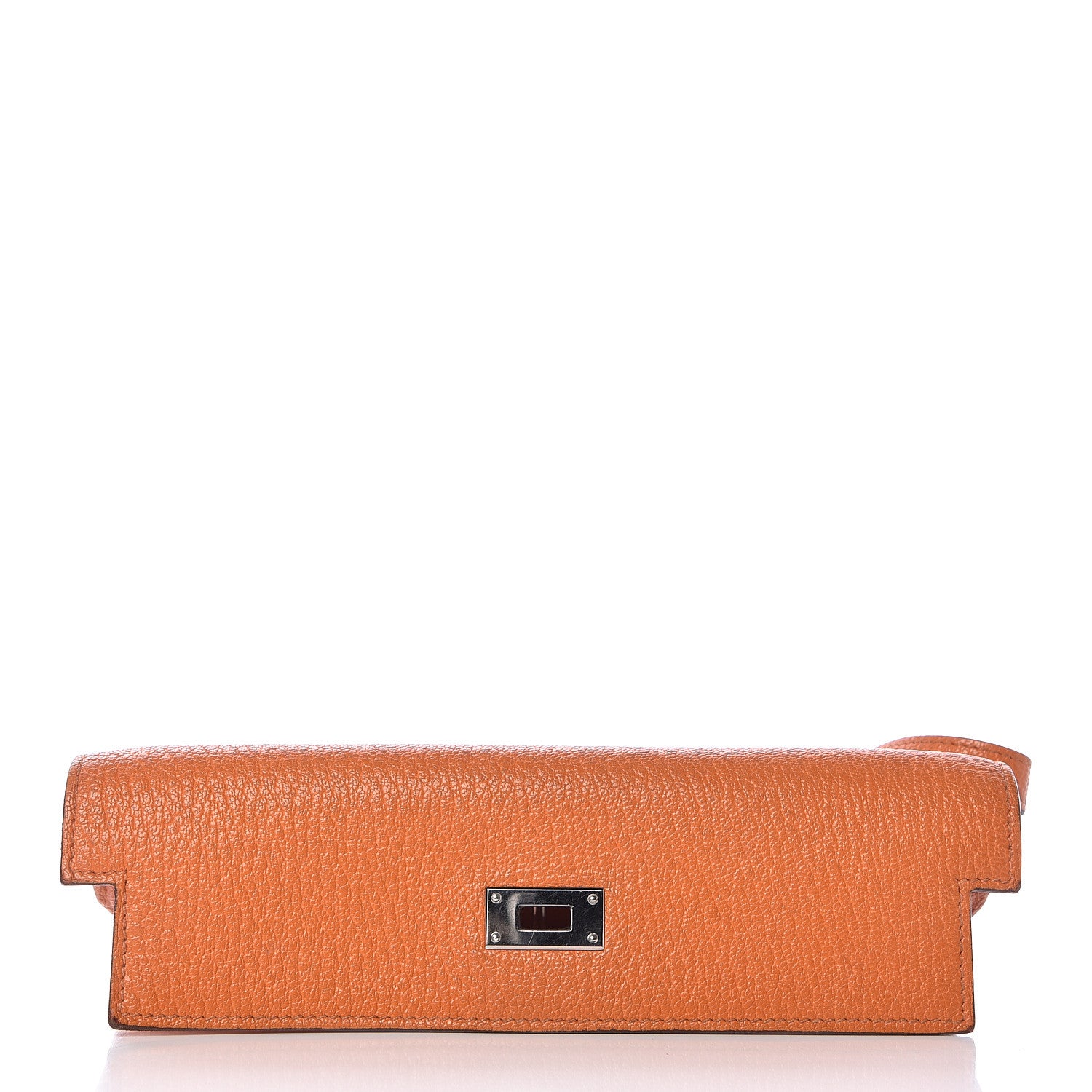 Hermes Chevre Mysore Kelly Longue Wallet Orange 9 of 23