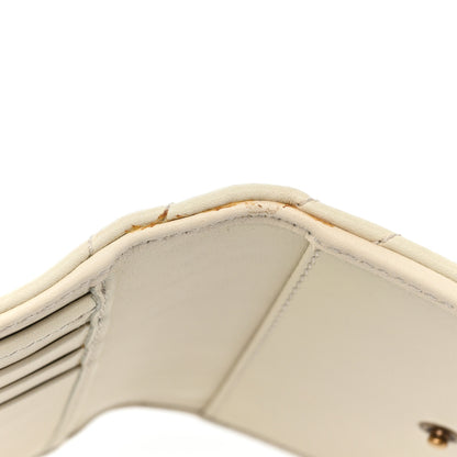 Gucci Calfskin Matelasse GG Marmont Wallet Mystic White 11 of 14