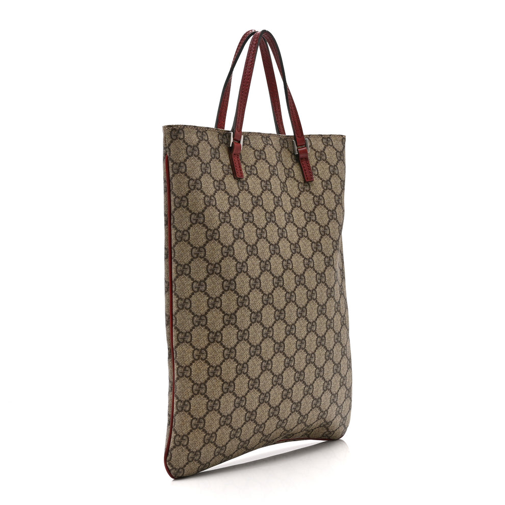 Gucci GG Plus Monogram Vertical Tote Red 1866298 – FASHIONPHILE