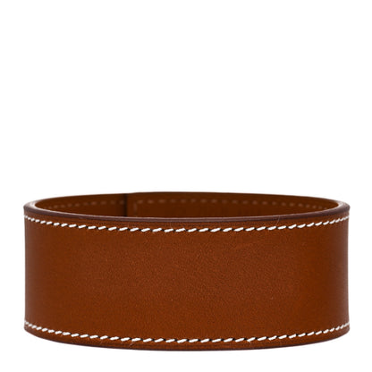 Hermes Natural Barenia Sac a Depeche Bracelet T5 Fauve 3 of 5