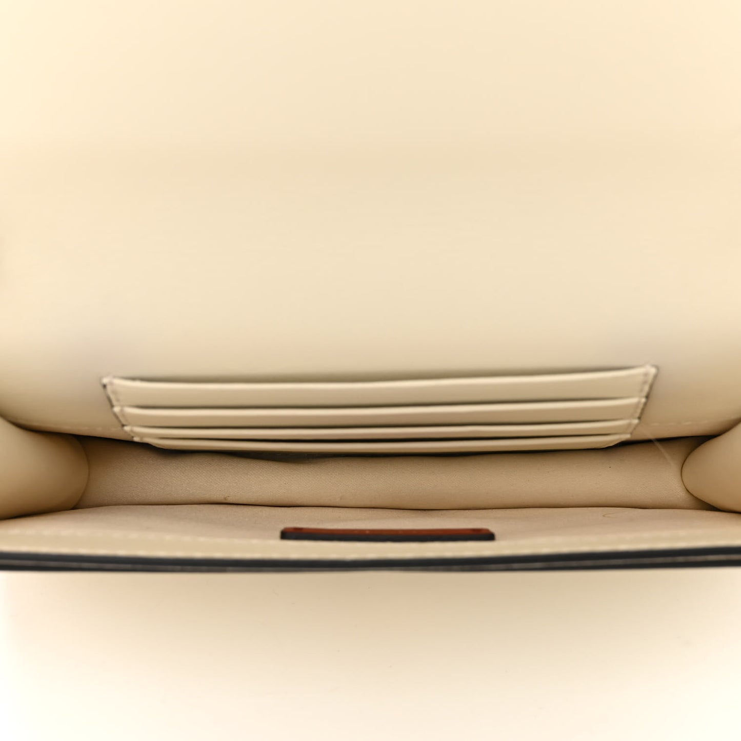 Vitello Rockstud Envelope Wallet on Chain Ivory