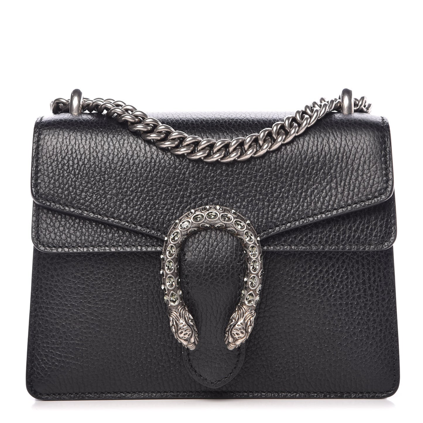 Calfskin Mini Dionysus Shoulder Bag Black