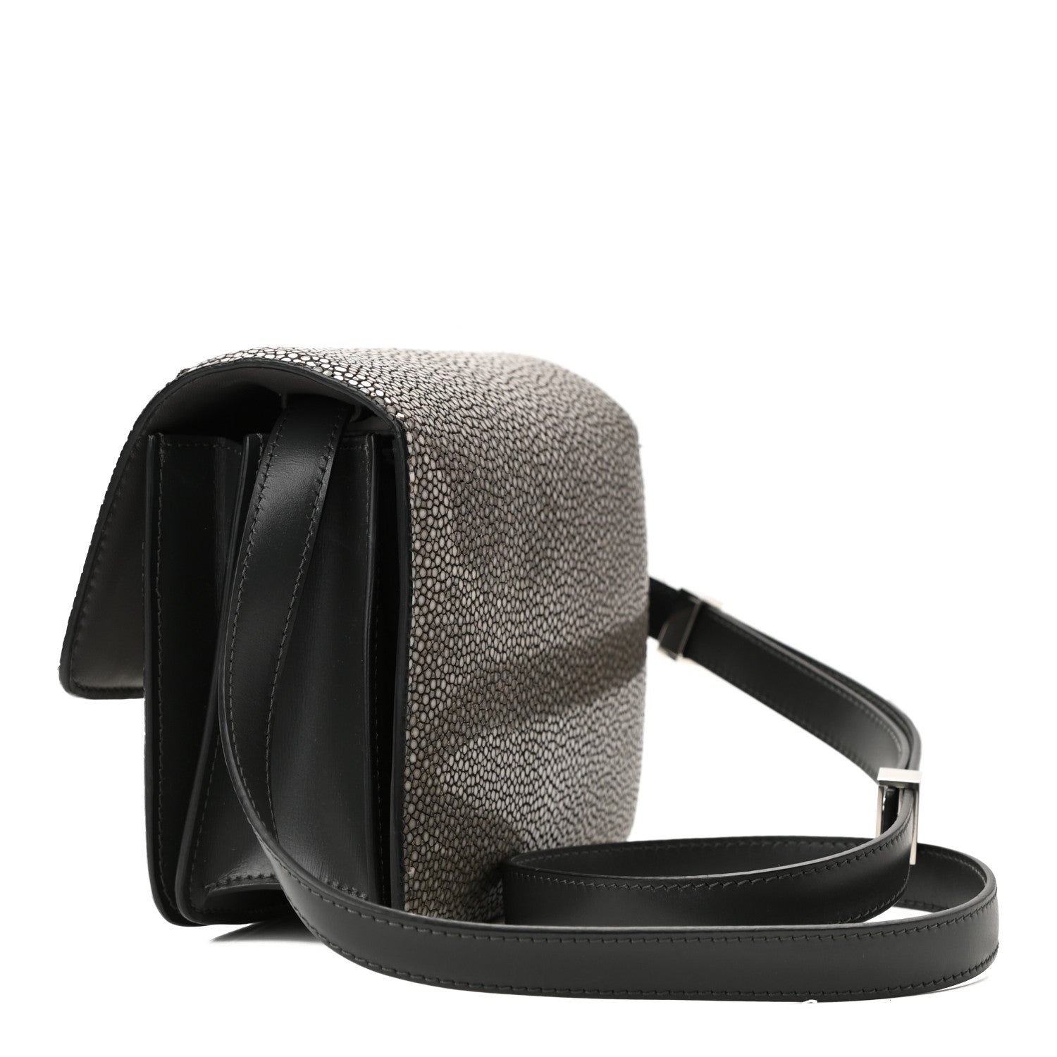 Celine Stingray Small Classic Box Flap Bag Grey 2 of 9