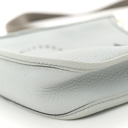 Hermes Taurillon Clemence Amazone Evelyne TPM Bleu Pale Etain 10 of 11