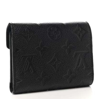 Louis Vuitton Empreinte Victorine Wallet Black 3 of 7