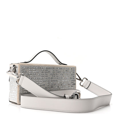 Fendi Strass FF 1974 Baguette Soft Trunk Ghiaia 3 of 10