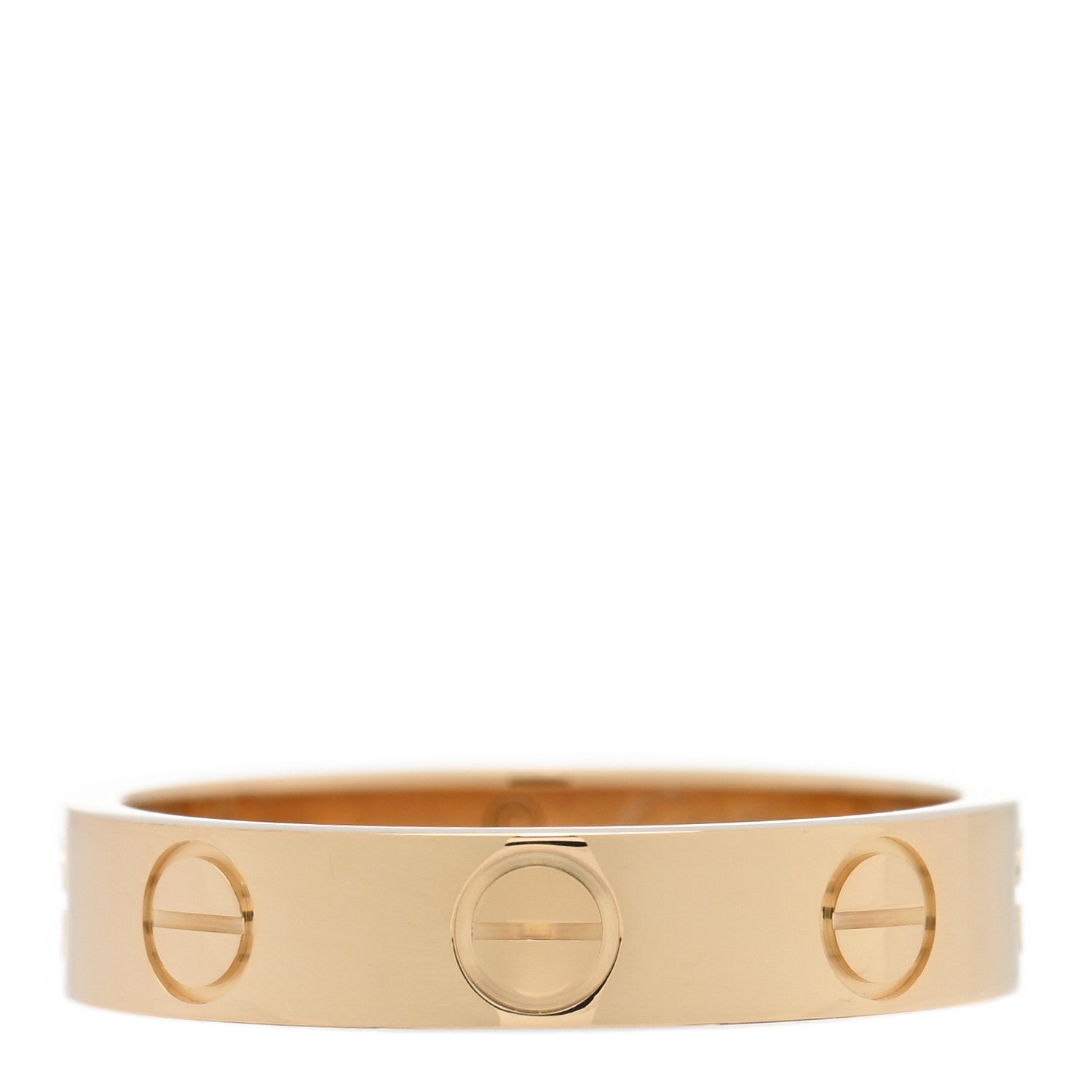 Cartier 18K Yellow Gold 3.5mm LOVE Wedding Band Ring 47 4 1 of 4