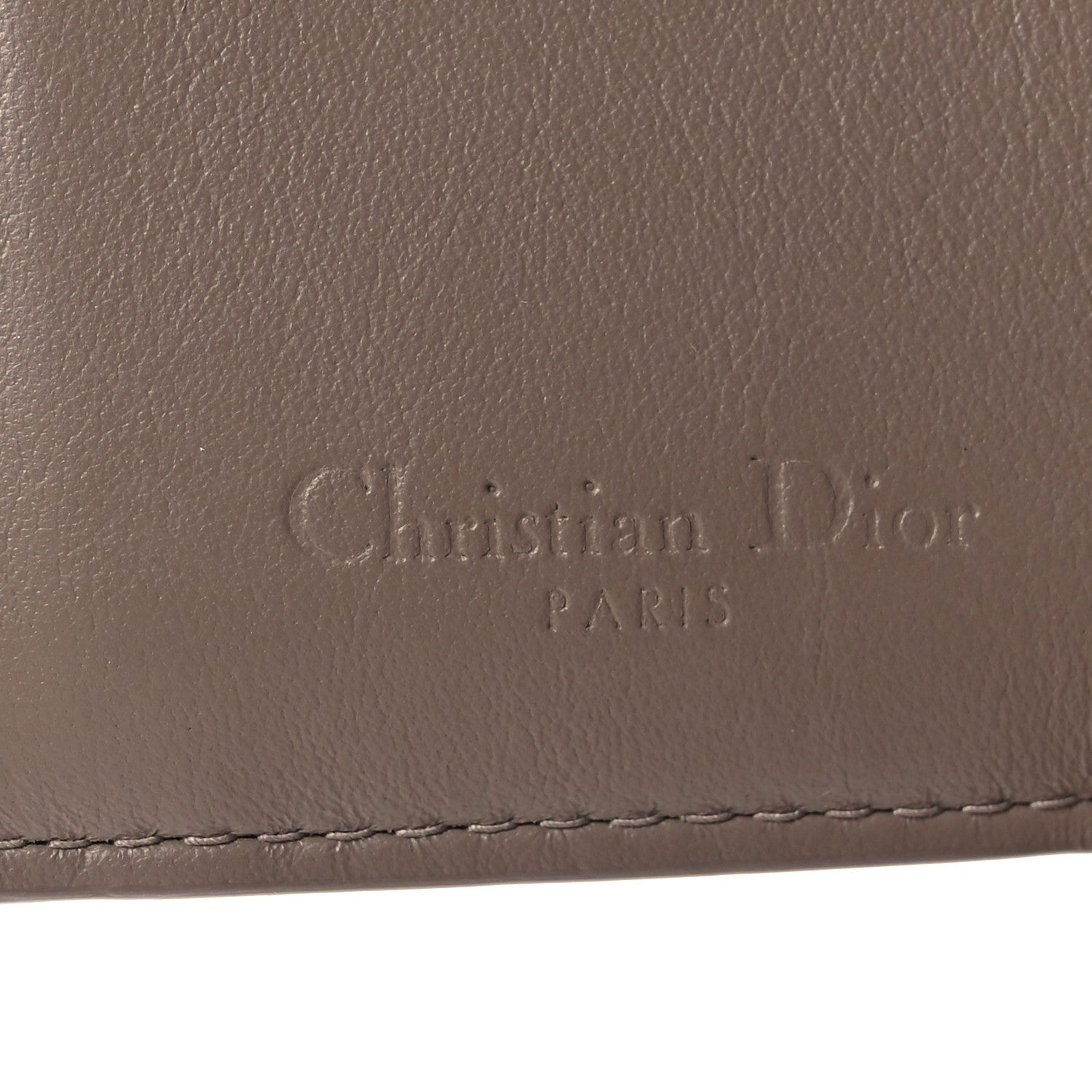 Christian Dior Patent Cannage Lady Dior Lotus Wallet Warm Taupe 6 of 7