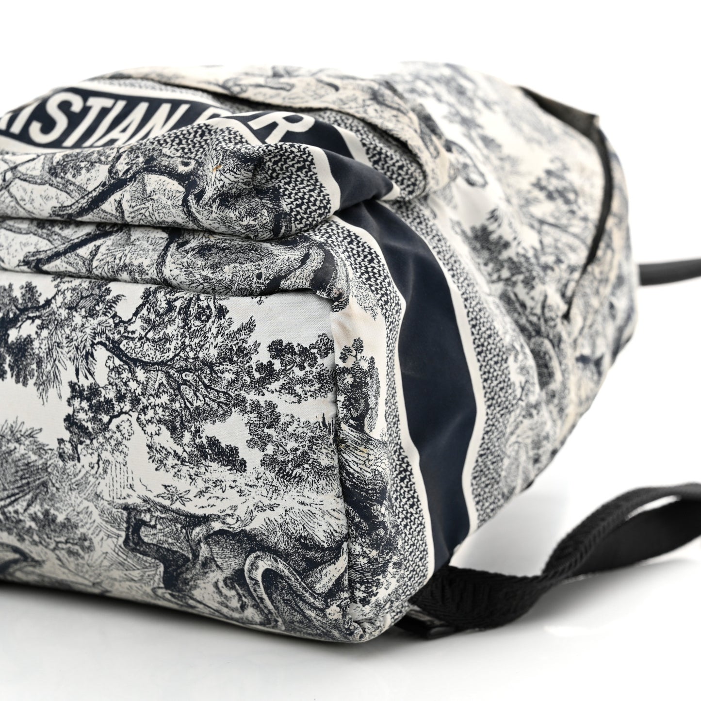 Nylon Technical Fabric Toile De Jouy Small Diortravel Backpack Blue