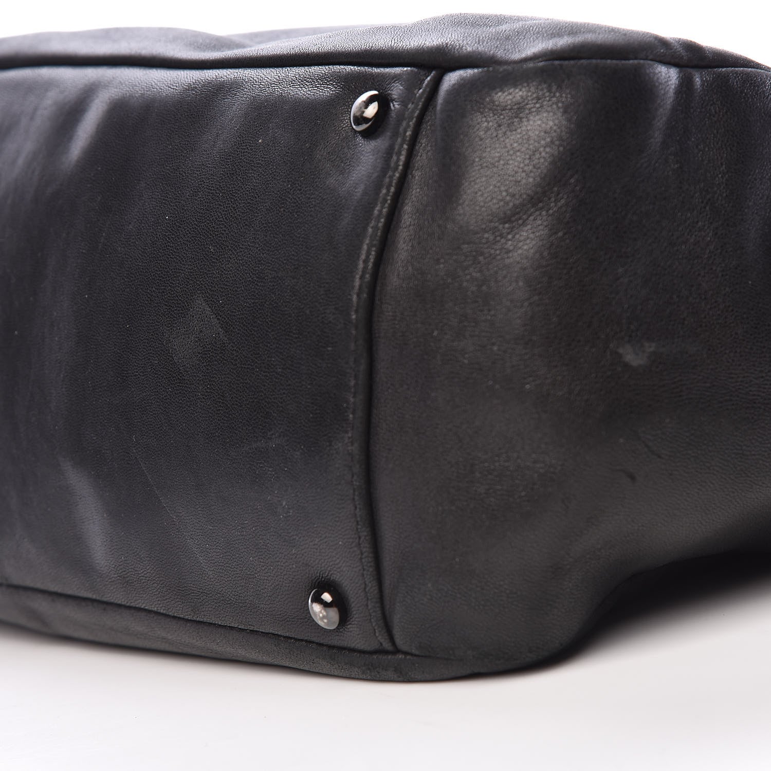 Chanel Lambskin Studded Accordion CC Flap Black 11 of 15