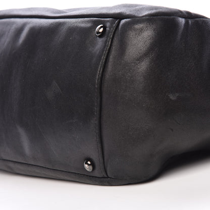 Chanel Lambskin Studded Accordion CC Flap Black 11 of 15