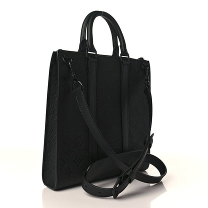 Louis Vuitton Taurillon Monogram Sac Plat Cross Black 3 of 8