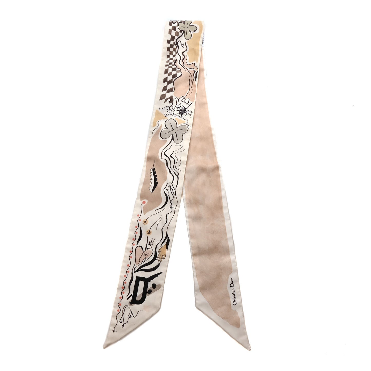 Silk Mitzah ABCDIOR "D" Scarf