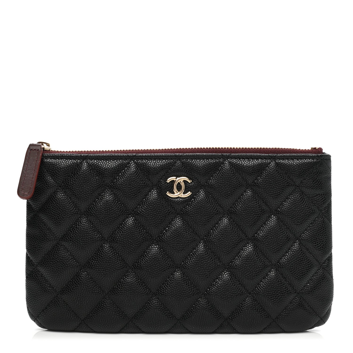 Chanel Caviar Quilted Cosmetic Case Black 1 of 7