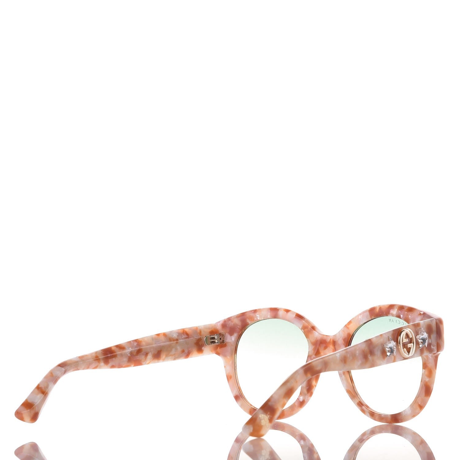 Gucci Round Frame GG Star Sunglasses GG0207S 4 of 7