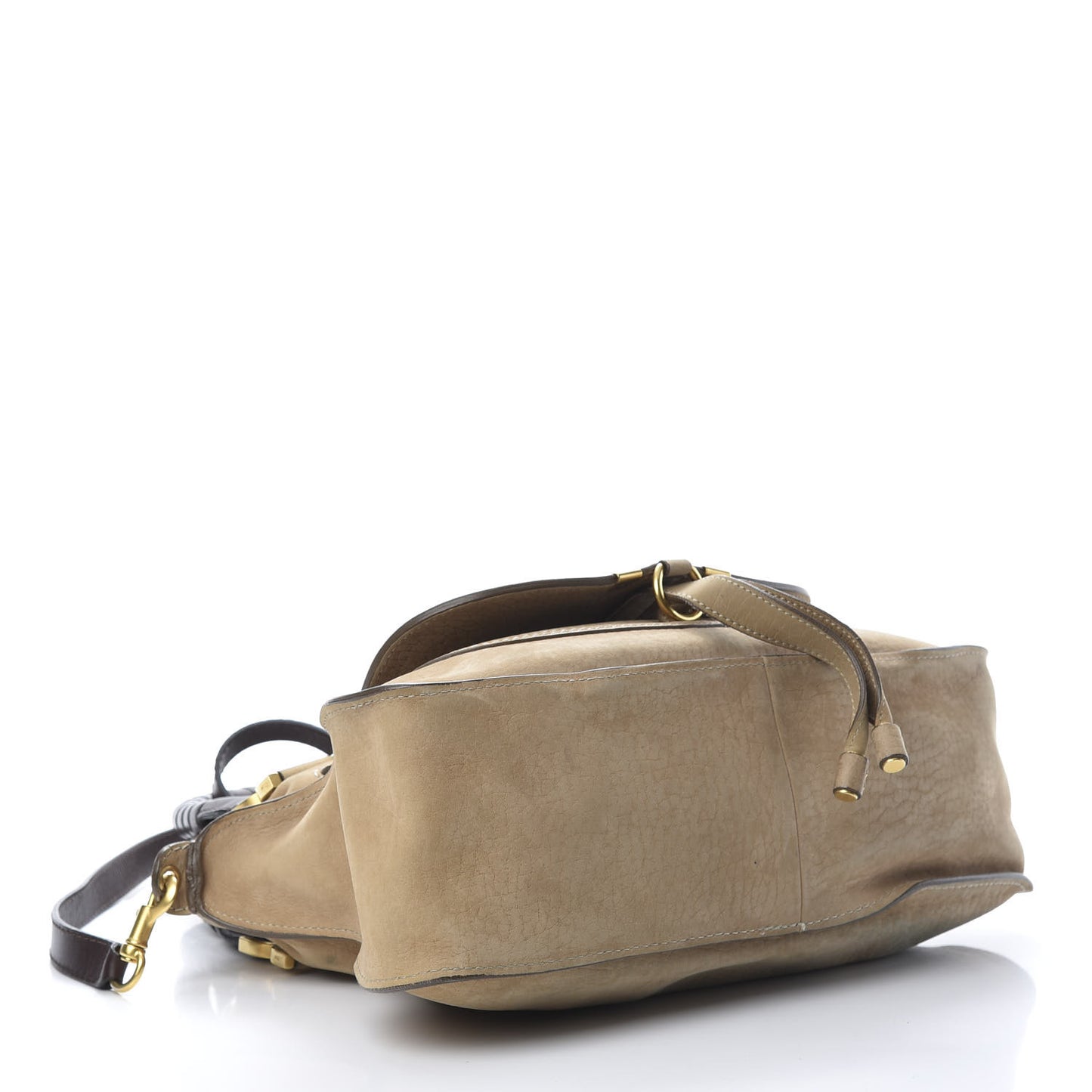 Nubuck Medium Marcie Satchel Greige