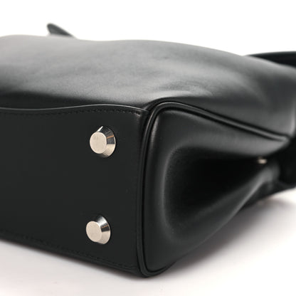 Balenciaga Natural Smooth Calfskin Mini Rodeo Top Handle Handbag Black 9 of 9