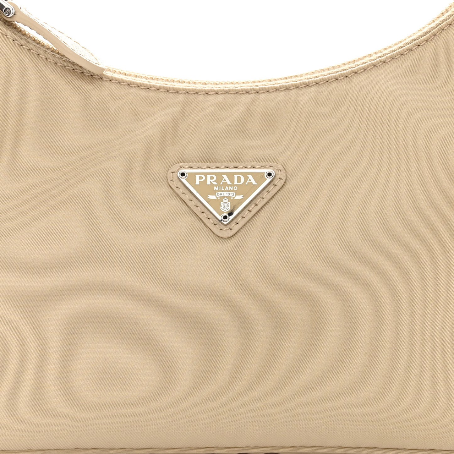 Re-Nylon Saffiano Mini Re-Edition 2000 Bag Deserto