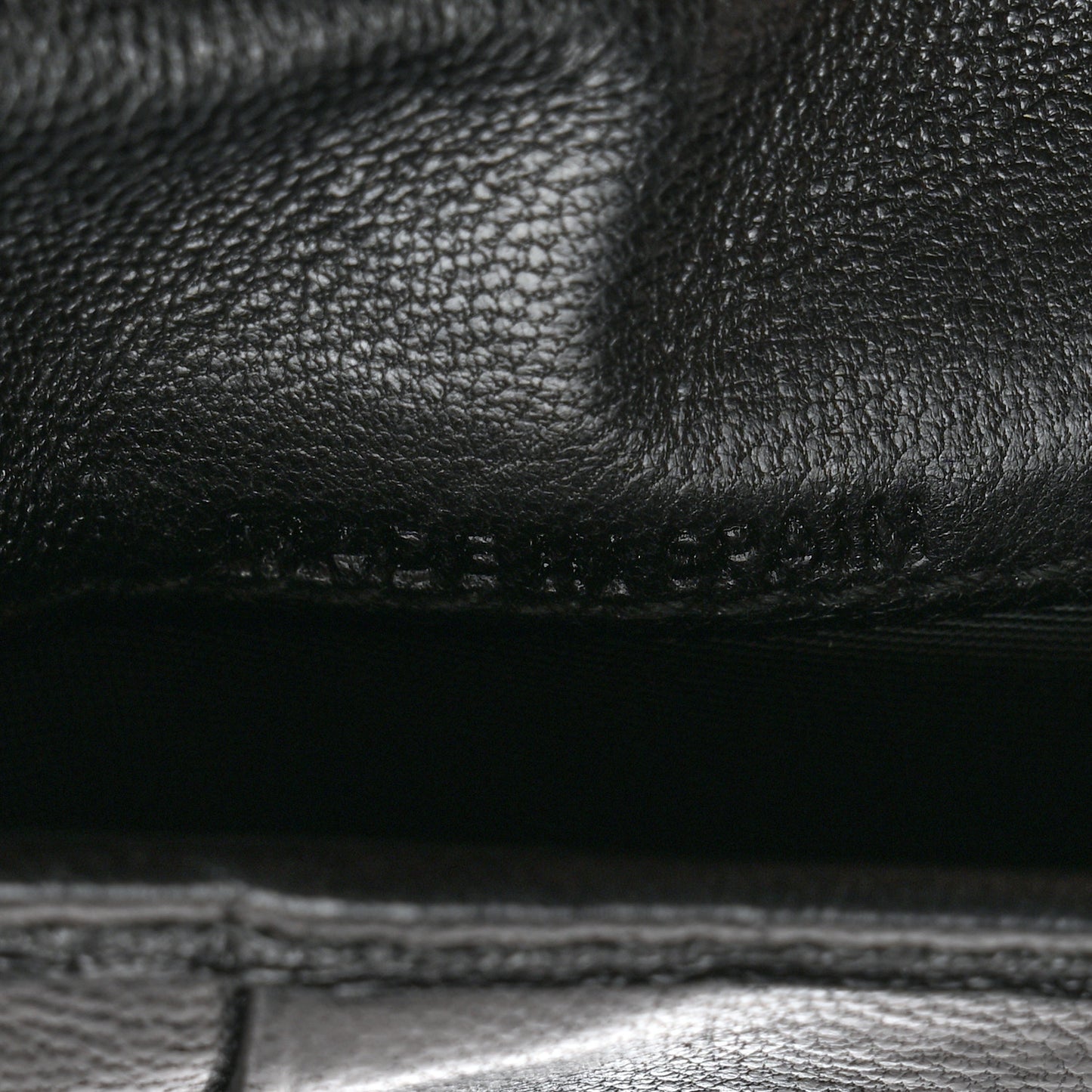 Lambskin Cannage Small Lady Dior Flap Card Holder Black