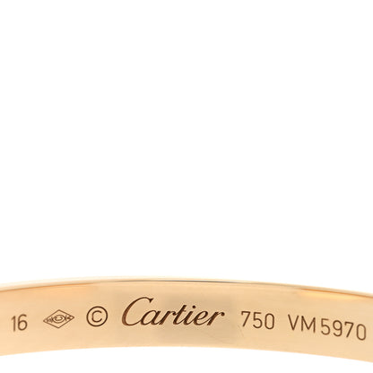 Cartier 18K Yellow Gold LOVE Cuff Bracelet 16 3 of 4