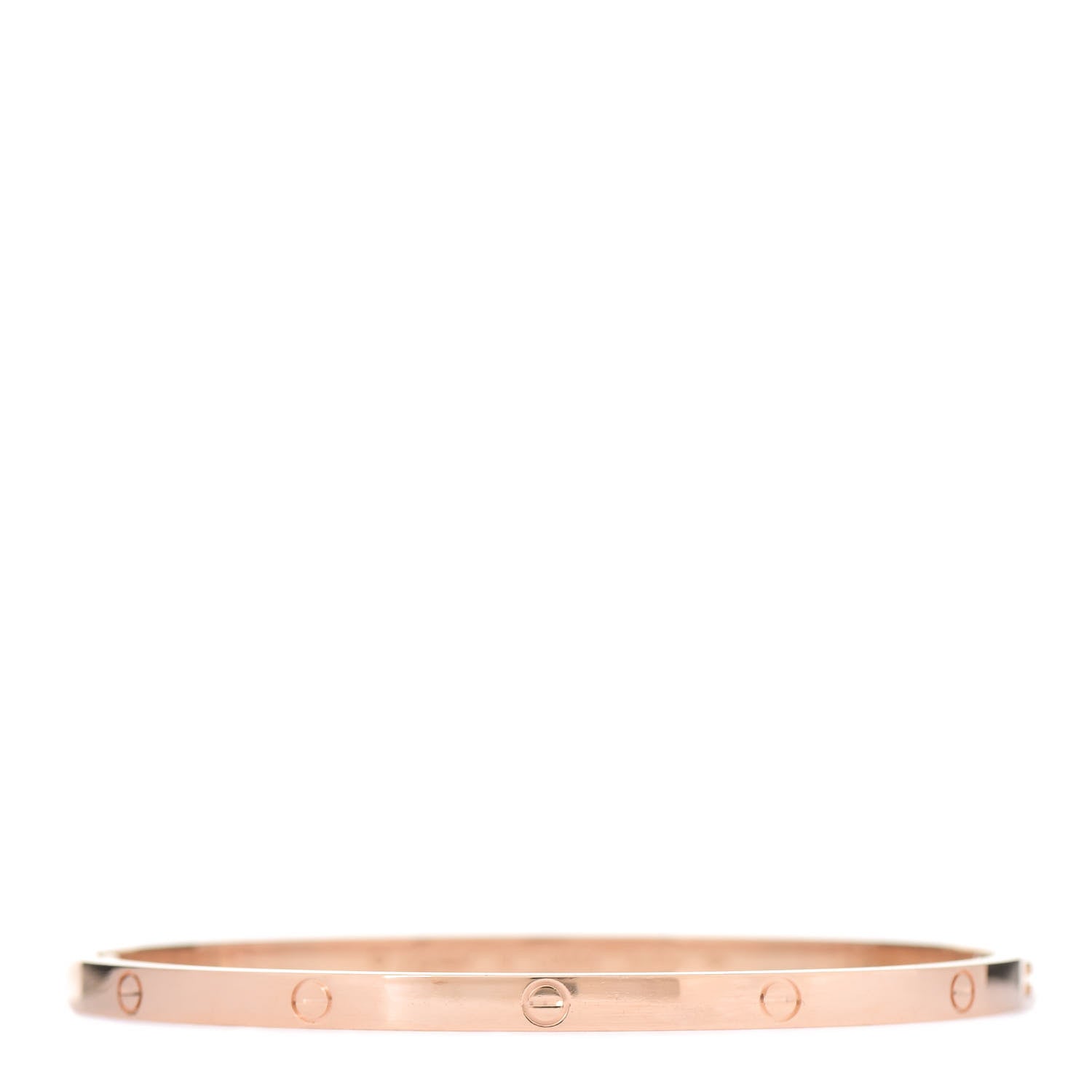 Cartier 18K Pink Gold Small LOVE Bracelet 18 1 of 4