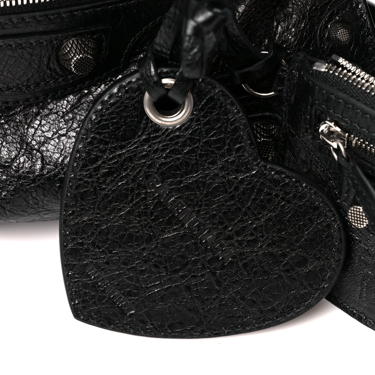 Balenciaga Agneau Arena Neo Cagole Handbag XS Black 8 of 14