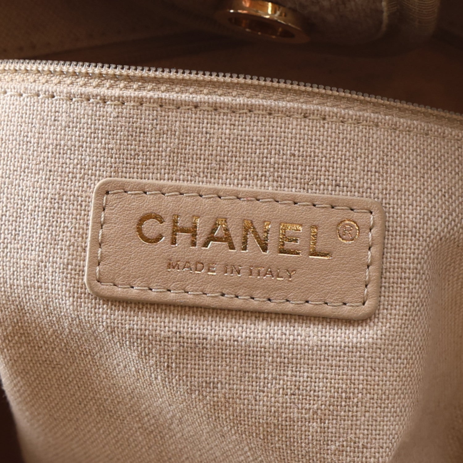 Chanel Mixed Fibers Calfskin Small Deauville Tote Grey 7 of 11