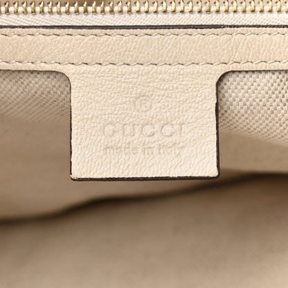 Gucci Monogram Calfskin Large Horsebit 1955 Tote Bag Beige Mystic White 6 of 13