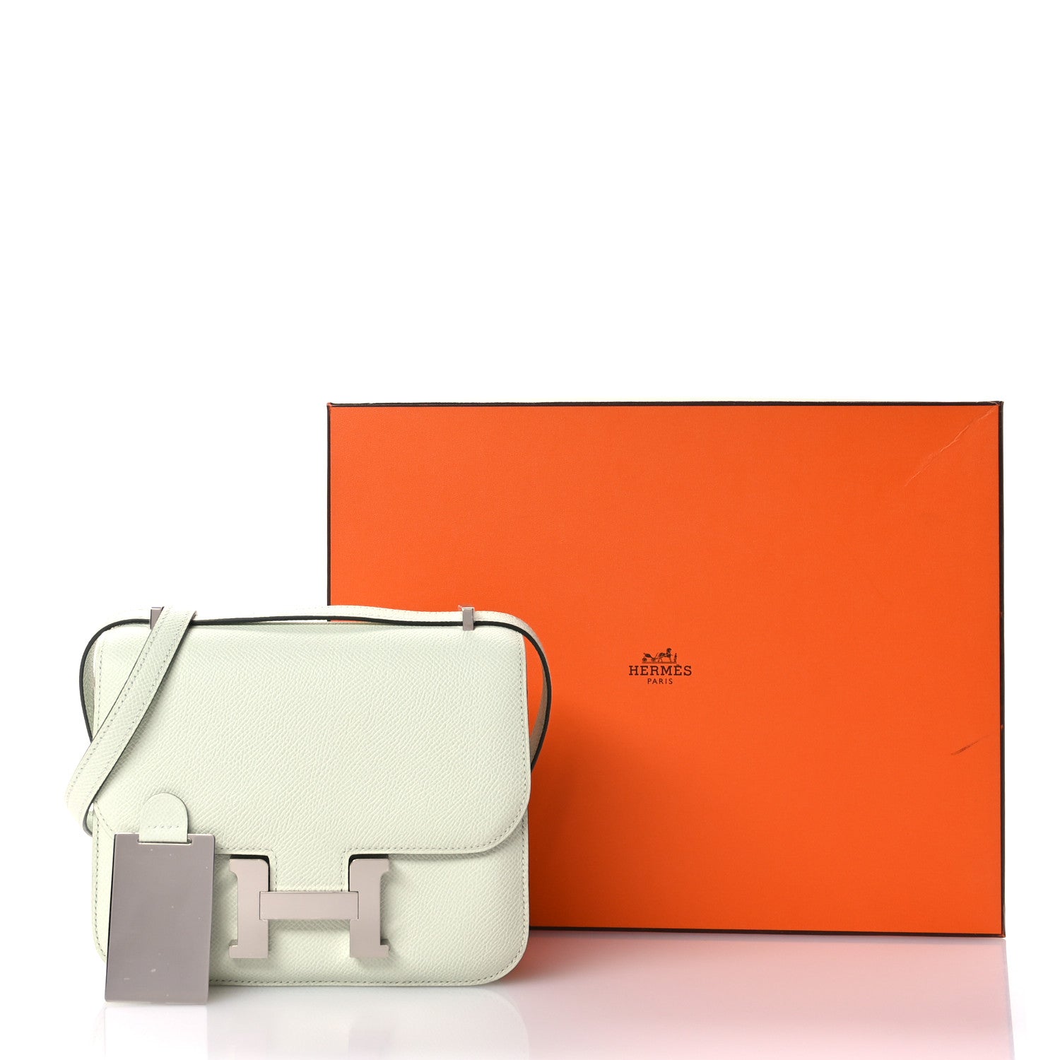 Hermes Epsom Constance 18 Vert Fizz 12 of 12