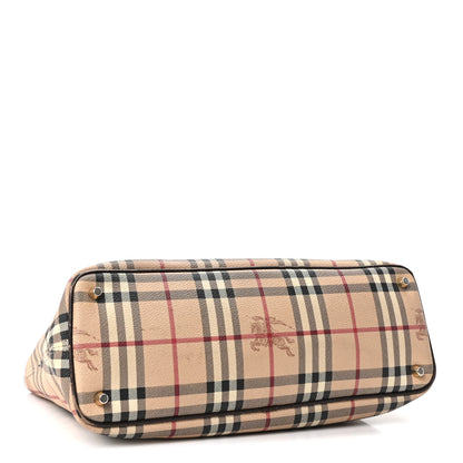 Burberry Haymarket Check Medium Regent Tote Chocolate 4 of 12