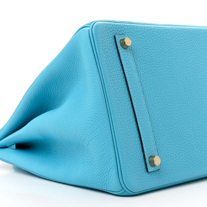 Hermes Togo BIRKIN 35 Bleu du Nord 9 of 11