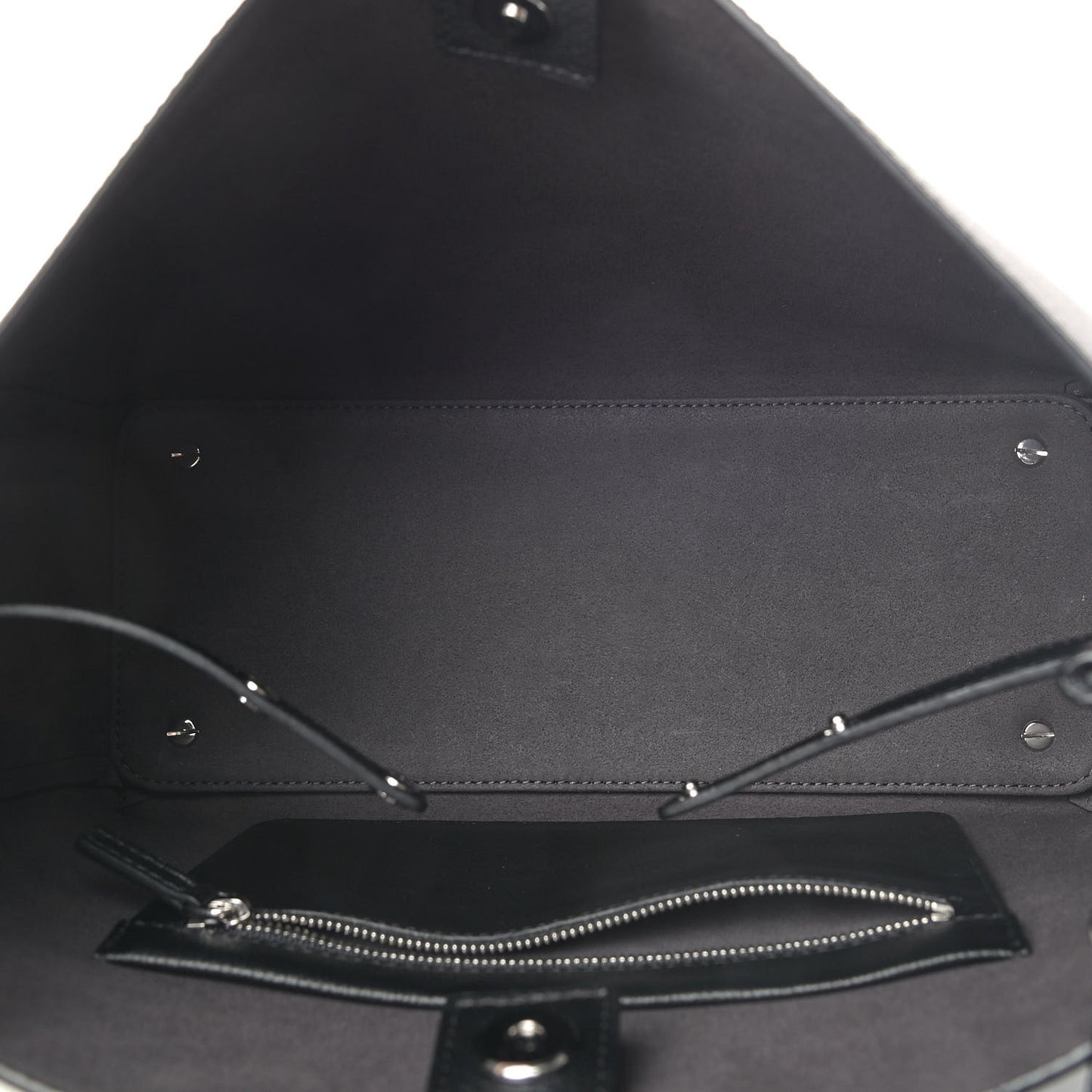 Grained Calfskin Visetos Medium Sarah Hobo Black