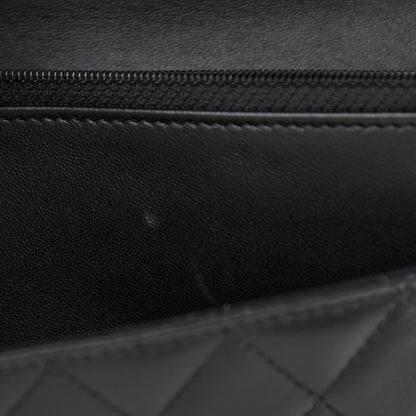 Chanel Lambskin Quilted Trendy CC Wallet On Chain WOC Black 9 of 13