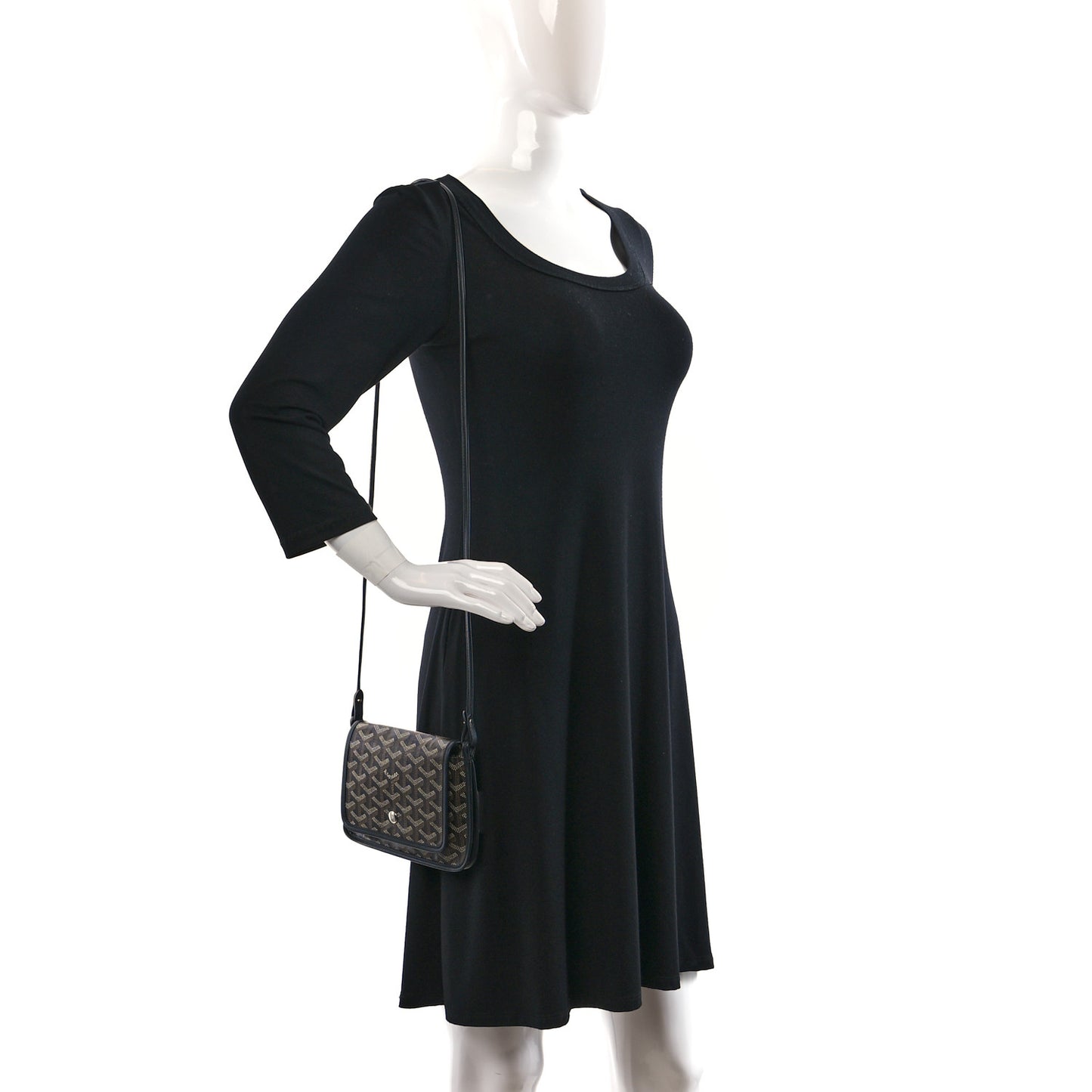 Goyardine Plumet Wallet Clutch Black