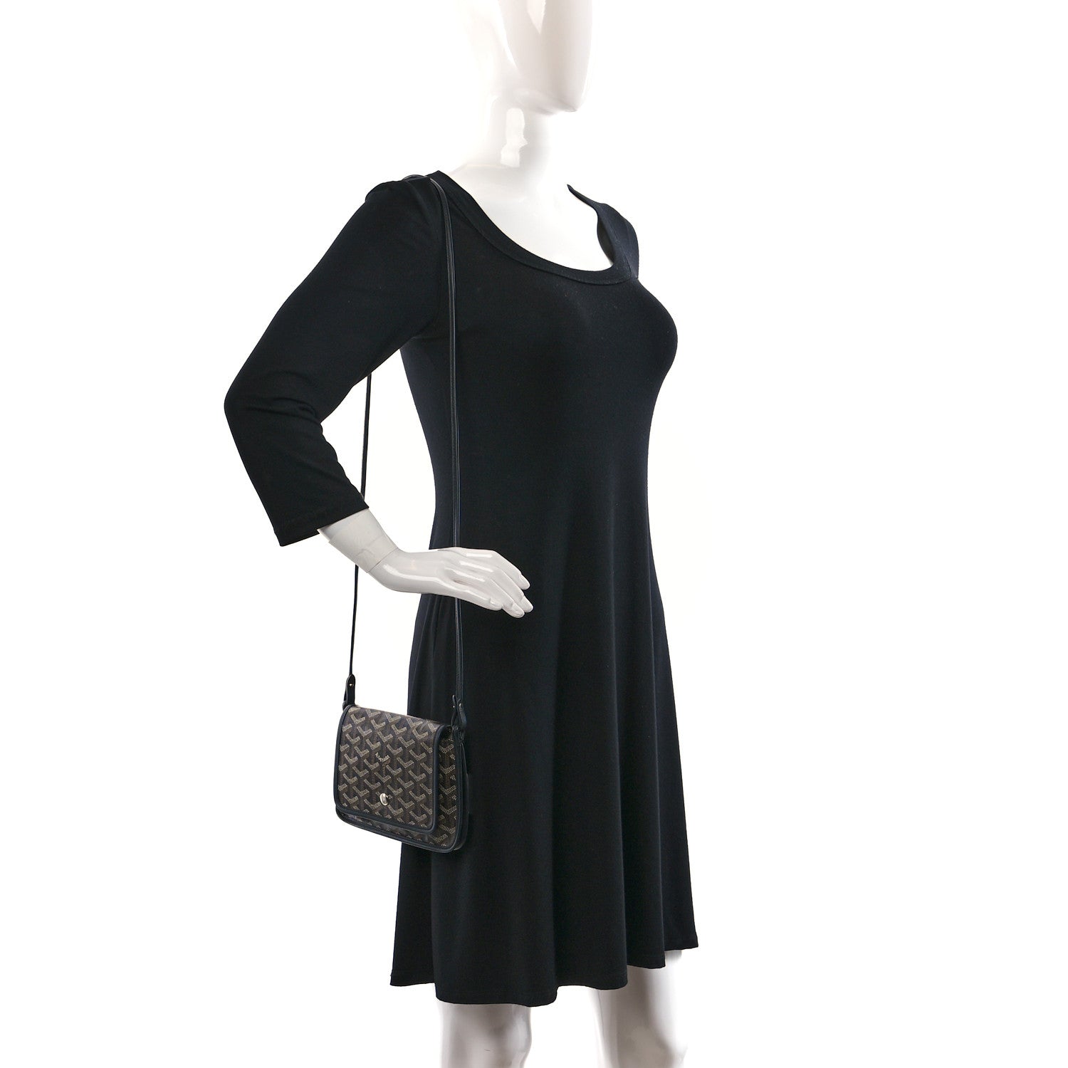 Goyard Goyardine Plumet Wallet Clutch Black 2 of 8